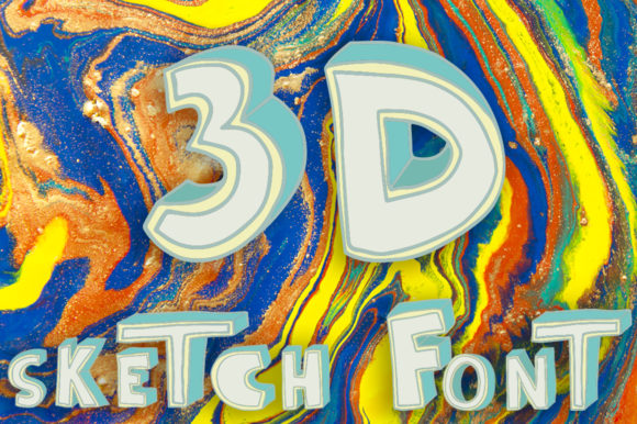 3D Sketch Display Font for Stronger Campaign Messages