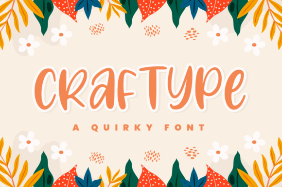 Craftype: A Playful Display Font for Editorial Design