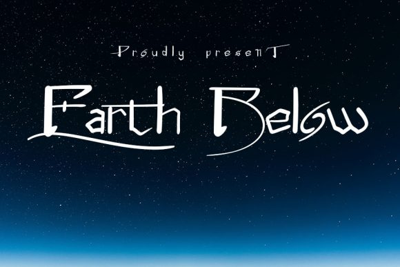 Earth Below: The Modern Display Font for Authentic Handmade Brands