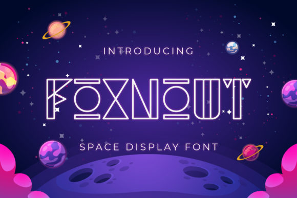 Foxnout: The Futuristic Display Font Every Designer Needs