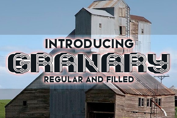 Granary Display Font for Editorial Layouts and Publishing