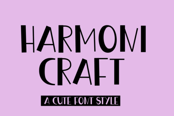 Harmony Craft Font for Creative Marketing and Branding