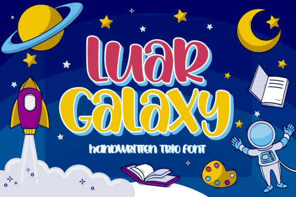 Luar Galaxy: A Cool Display Font for Playful Editorials