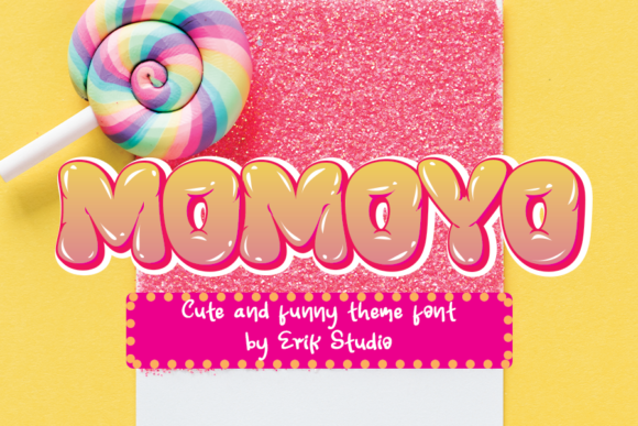 Momoyo: A Cute Display Font for Crafters and Makers