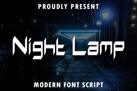 Night Lamp: A Modern Display Font for Web Projects