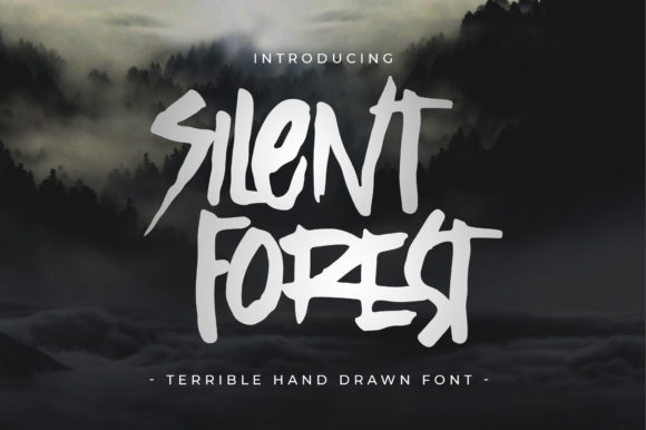 Silent Forest: A Premium Display Font for Dark & Creepy Campaigns
