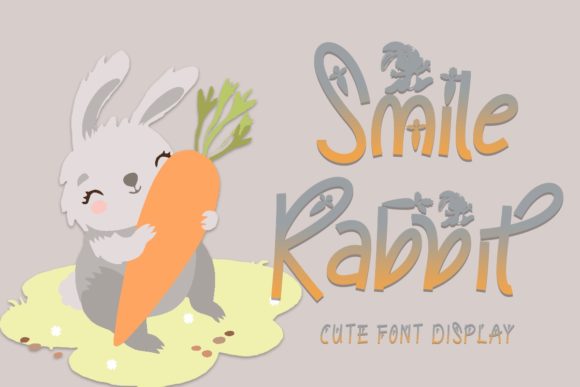 Smile Rabbit Font: A Playful Display Typeface for Web Design