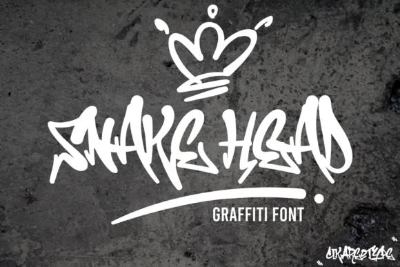 Snake Head Display Font for Distinctive Business Branding