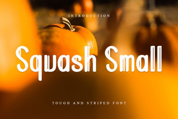 Squash Small Font: A Cool Display Typeface for Editorial Design