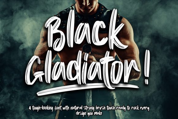 The Black Gladiator Font for Editorial Design