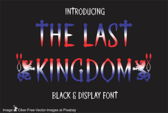The Last Kingdom: A Unique Display Font for Editorial Mood